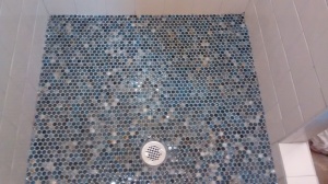 master shower floor - done!